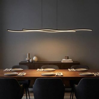 Globo Lighting Lampada A Sospensione Lampada A Soffitto A Led Luce Per Sala Da Pranzo Metallo Nero