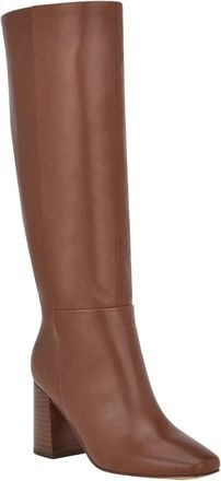 Calvin Klein Mens Calvin Klein Arista DNA02-121 Natural Leather Knee-High Boots LION577