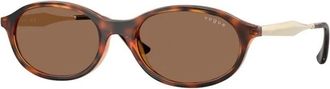 Vogue Eyewear Vo 5625S Zonnebrillen - Dames - Zonnebrillen - Bruin - 52 MM - Nylon - Accessoires