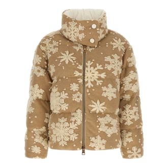 Herno Snowflake Down Jacket - Jackets - Mujer - Beige - M