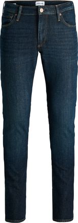 Jack & Jones Slim-fit-Jeans JACK & JONES JJIGLENN JJEVAN JJ 677 NOOS, Herren, Gr. 30, L&auml;nge 34, blau denim, Denim/Jeans, Obermaterial: 79% Baumwolle, 20% Lyocell, 