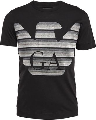 Emporio Armani T-shirt con logo - Nero