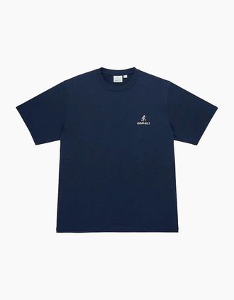 Gramicci Mens Gramicci One Point Logo T-Shirt - Navy - Size: 42