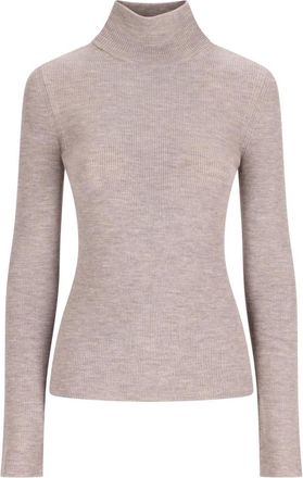 Max Mara Cavallo Turtleneck - Dames - Truien - Beige - Maat: M Wol