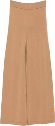 Max Mara virgin-wool trousers - Brown