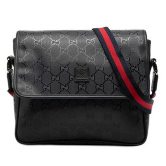 Gucci Pre-owned Gucci Kids GG Imprime Web Messenger Bag Ladies P8UICLG9ELI90EWC