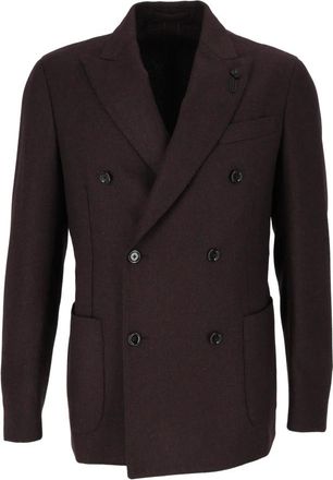 Lardini Giacca Roma - Jackets - Hombre - Marr&oacute;n - XL
