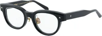Valentino Ladies Black Square Eyeglass Frames VLX-163-AF A