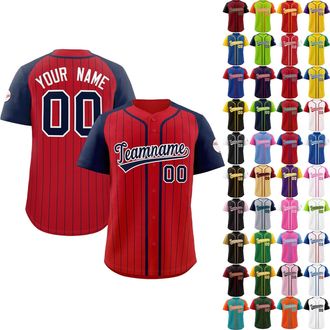 Generic Custom Baseball Jersey Hip Hop Sport Shirt Personalized Team Name Number Logo Baseball Shirts Sports Uniform for Men Women Youth 21