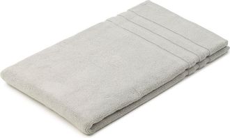 Gözze Badematte »Monaco 0,8« Höhe 5 mm beidseitig nutzbar fussbodenheizungsgeeignet Badteppich, Frottier-Qualität, Uni Farben, mit Bordüre