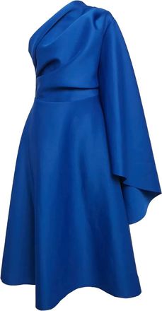 Maison Margiela Abito monospalla drappeggiato Pre-owned 2024 - Blu