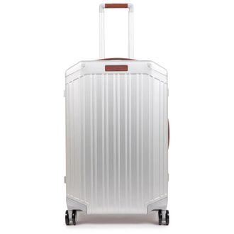 Piquadro Medium size- 4 wheel suitcase - unisex - Handbagage koffer - Grijs - ONE Size - Koffers