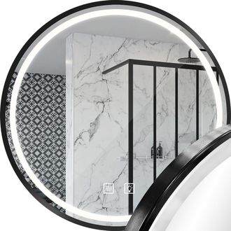 Rea Espejo Led 70cm Mmj Black