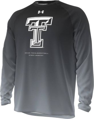 Under Armour Mens Texas Tech Shooter Long Sleeve Shirt In Black