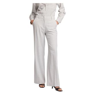 Kocca Wide Trousers, female, Gray, Size: 2XL Pantaloni sartoriali wide-leg