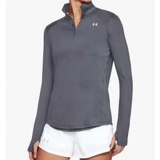 Under Armour Fitness Workout Athletic Top In Gray