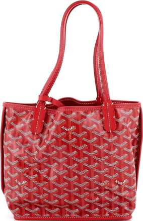 Goyard Anjou Reversible Tote Coated Canvas Mini
