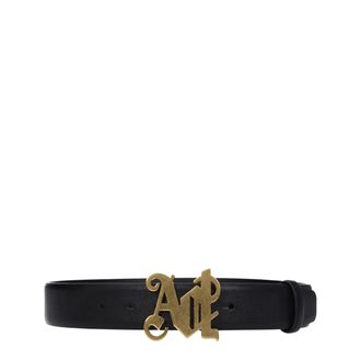Palm Angels Logo Gesp Leren Riem
