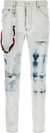 Dsquared2 Light Blue Mid Rise Jeans