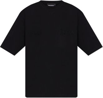 Dsquared2 Heren, Tops, Zwart, Maat: XL Katoen