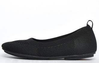 FitFlop Womens Fit Flop Allegro e01 Multi-Knit Ballet Pumps in Black