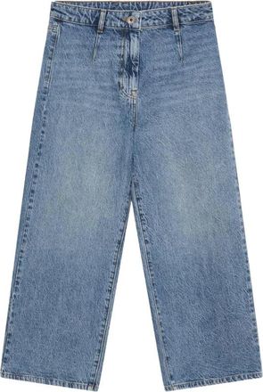 Patrizia Pepe Essential Denim Palazzo Broek - Dames - Cropped Jeans - Blauw - W27 - Denim - Jeans