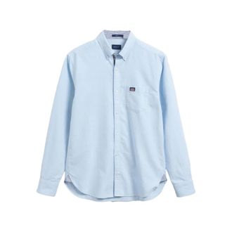 GANT Heren, Overhemden, Blauw, Maat: 2XL Katoen