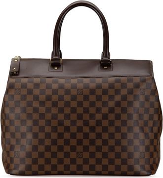 Louis Vuitton Brown Pvc Leather Boston Bag (Pre-Owned)