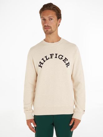 Tommy Hilfiger HILFIGER ARCHED HTR SWEATSHIRT, mit gebrochenem Print