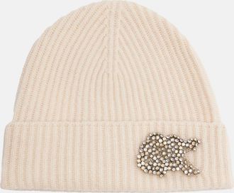 Erdem Gorro de cachemir adornado