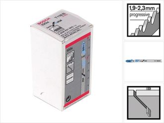 Bosch Hoja De Sierra De Calar T 118b Basic Para Metal L.92mm Con Paso De Dientes 1.9-2.3mm Hss Paquete De 100