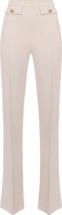 Elisabetta Franchi Pantaloni con dettaglio bottoni - Toni neutri