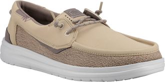 HeyDude Welsh Grip Classic Mesh Slip On Mens Summer - Tan - Size UK 12