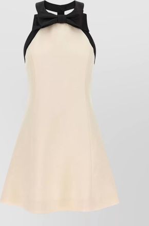 Valentino Garavani silk wool sleeveless mini dress