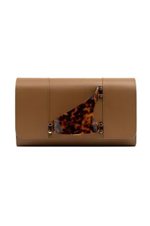 Perrin Paris LEiffel Ecaille Clutch in Spice at Nordstrom