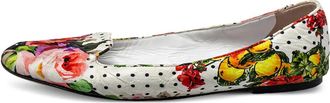 Dolce & Gabbana Ballerine a fiori - Bianco