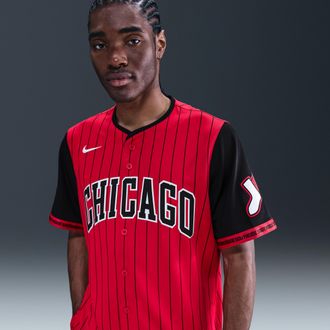 Nike Chicago White Sox City Connect Mens Nike Mens Dri-FIT ADV MLB Limited Jersey in Red | LM250CNGRX-1U2