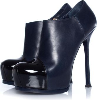 Saint Laurent Yves Saint Laurent Tribute enkellaarsjes in blauw