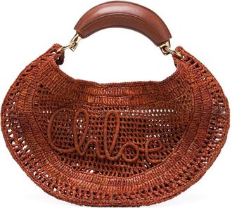 Chlo&eacute; Chlo&atilde;&copy; Summer Banana Raffia Hobo Bag