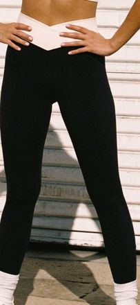 L*Space Womens Unmatched Legging In Black/beige