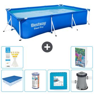 Bestway Piscina Bestway Steel Pro Rectangular - 300x201x66 Cm - 7-piezas S146