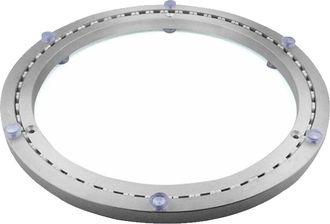 OEM Plato Giratorio, Rotaci&oacute;n De 360&deg;, Acero Inoxidable, Rodamientos De Bolas, Carga Pesada De 300 Kg, Di&aacute;metro De 35 Cm, Para Mesa
