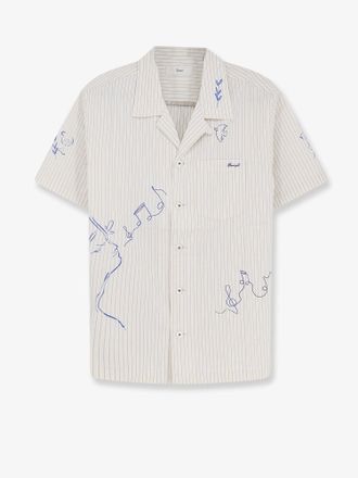 Dunst Camicia in cotone con motivo a righe - DUNST - gender_Man