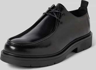 Marc O'Polo Schnürschuhe aus echtem Leder in Black, Größe 42