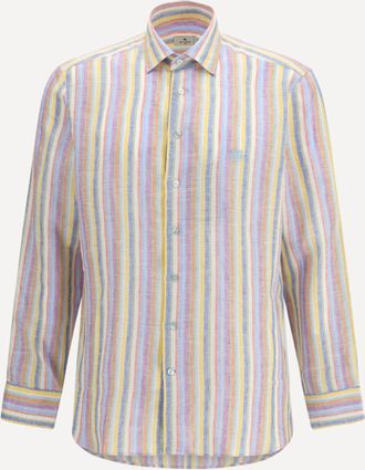 Etro Roma logo Shirt Male 42