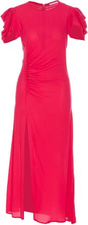 Mar De Margaritas Abito corto con bottoni - Rosa