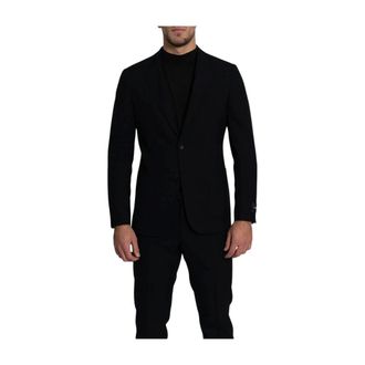 Ermenegildo Zegna Heren, Jassen, Blauw, Maat: XL Leer