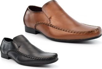 Generic Boys School Shoes Mens Comfort Shoes Size 7 Mens Comfort Shoe Size 12 Boys School Shoe Loafer Loafers Work Formal Slip On Sizes 6-12 Black/Brown 12 UK