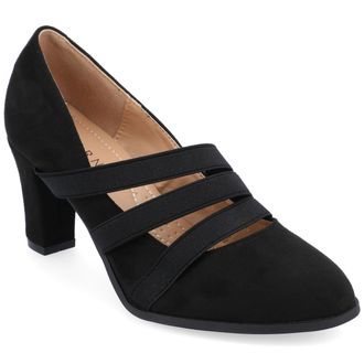 Journee Collection Women & apos;s Comfort Loren Medium and Wide Width Pumps