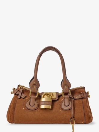 Chlo&eacute; Borsa a spalla Paddington in suede - CHLOE - gender_Woman